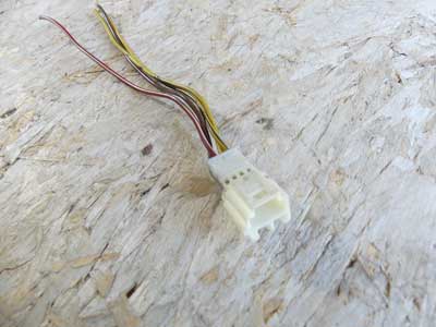 Mercedes White 4 Pin 4 Wire Female Connector 0435457828